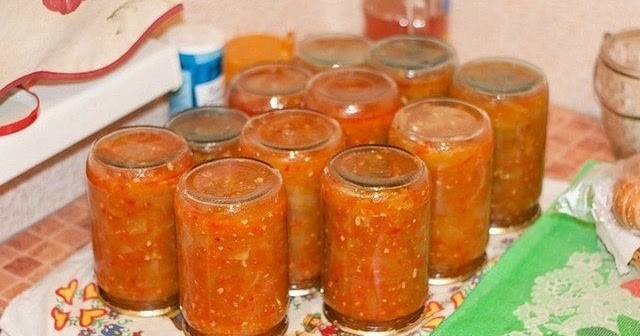 Кабачки в острой заливке Кабачки в острой заливке