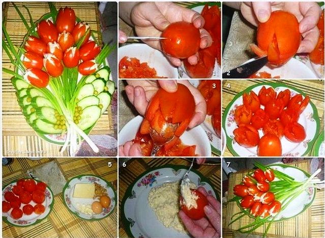 Еда и цветы