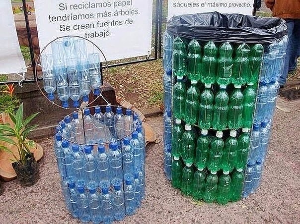 Понравилось! Из бутылок.