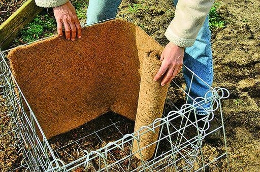 Создаём высокую овощную грядку из габионов Создаём высокую овощную грядку из габионов